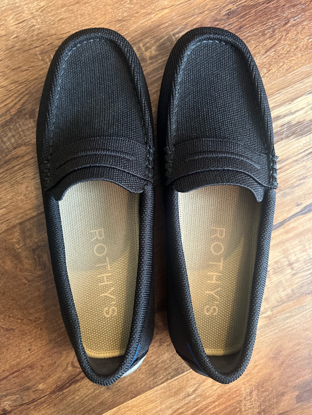 Rothy's The Daily Driver in Black Knit Slip-On Loafers size 8 Women’s - Picture 9 of 13